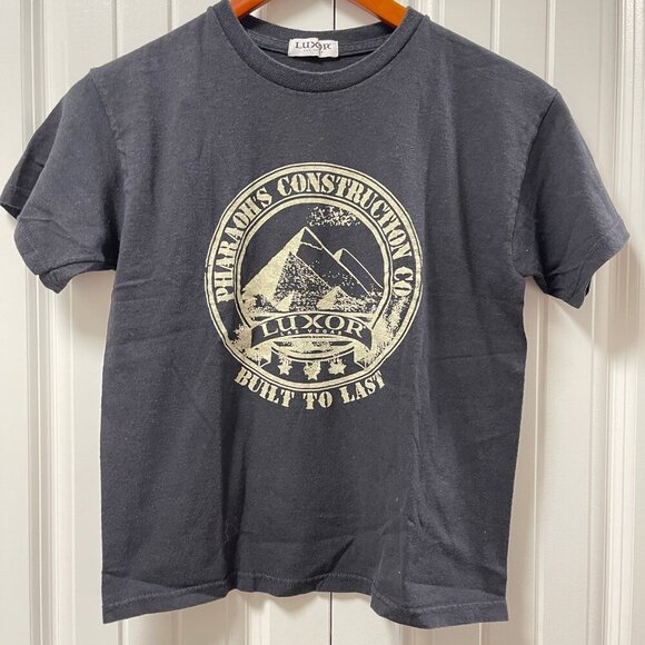 Vintage Luxor Las Vegas Pharaoh’s Construction Co. Souvenir Tee – S - Picture 2 of 8